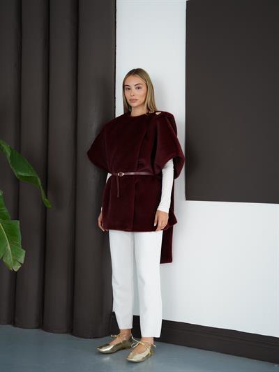 Fionna Yelek - Bordo