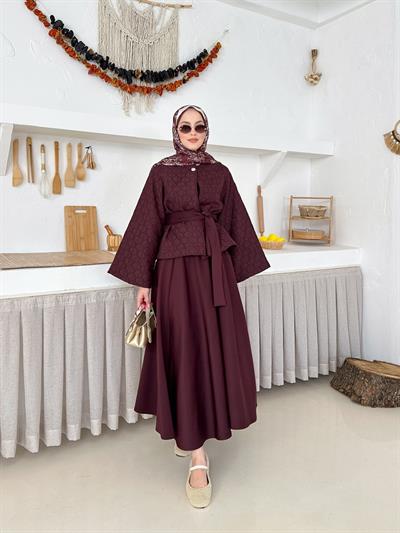 Fiorella Alt-Üst Takım - Bordo