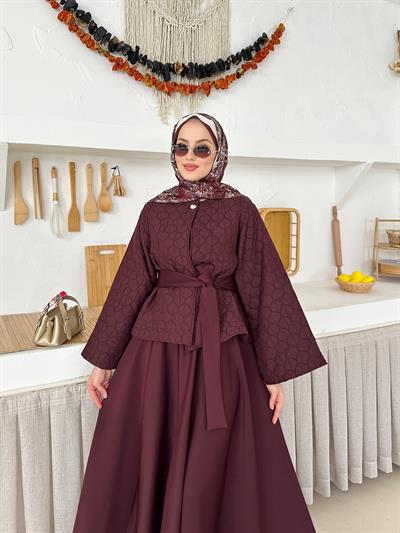 Fiorella Alt-Üst Takım - Bordo