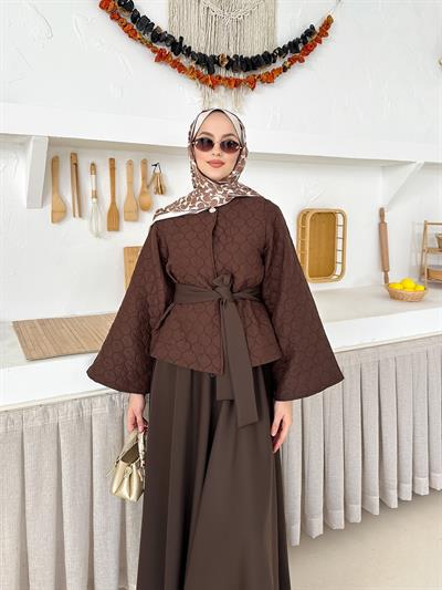 Fiorella Alt-Üst Takım - Kahverengi