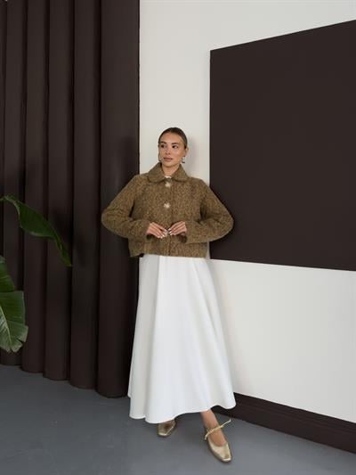 Flora Ceket - Haki