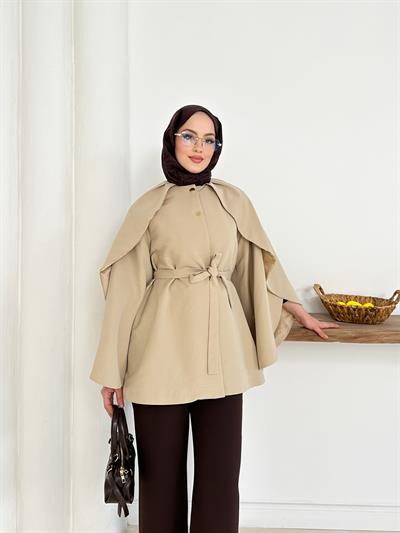 Monaco Pelerin Trench - Bej