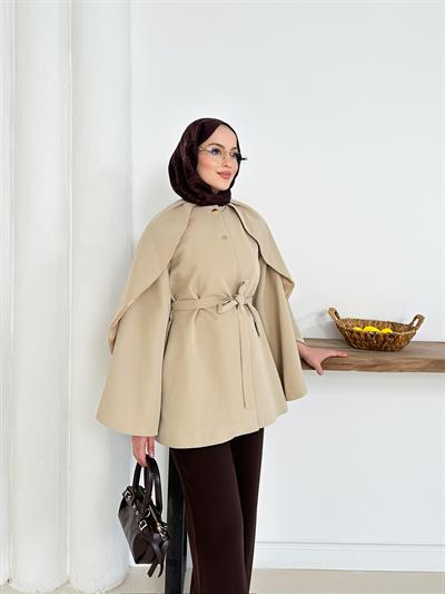 Monaco Pelerin Trench - Bej