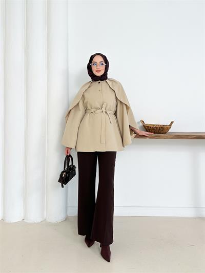 Monaco Pelerin Trench - Bej