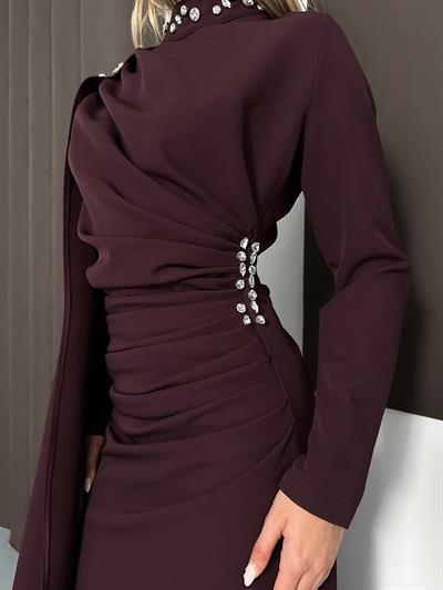Violet Elbise - Bordo