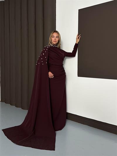 Violet Elbise - Bordo