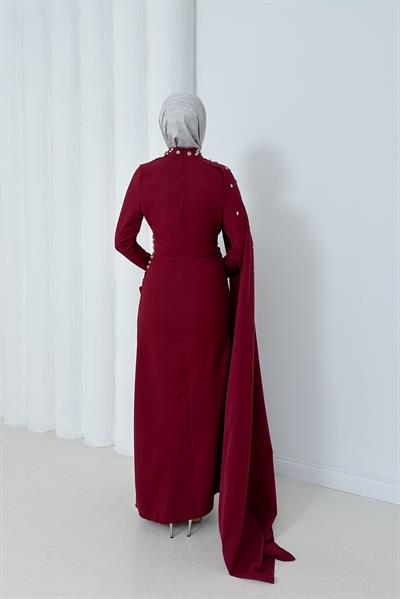 Violet Elbise - Kırmızı