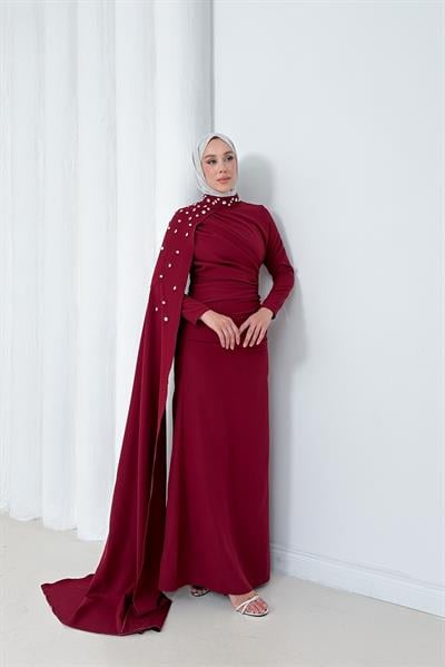 Violet Elbise - Kırmızı