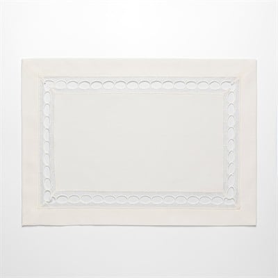 DANTELLİ AMERİKAN SERVİS 2Lİ PAKET PAMİNA BEYAZ 35*50