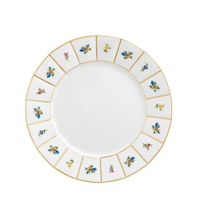FURSTENBERG Servis Tabağı 27,2cm GRECQUE MILLE FLEURS