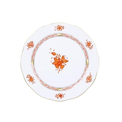 HEREND Pasta Tabağı 19cm Apponyi Turuncu