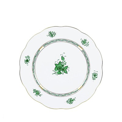 HEREND Servis Tabağı 25,5cm Apponyi Yeşil