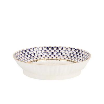 İMP 80.06537.00.1 Kek tabağı Dalga Kobalt ağ