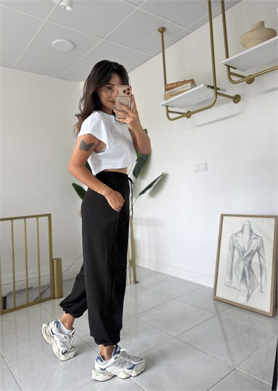 Bershka Model Eşofman Altı Siyah