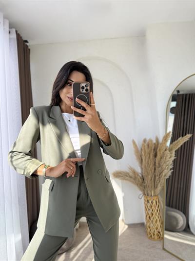 Boyfit Business Takım Haki