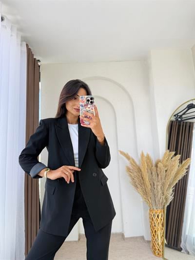 Boyfit Business Takım Siyah