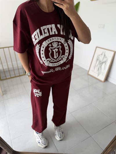 Jays Eşofman Takım Bordo