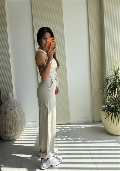 Kargo Model Korse Takım Krem