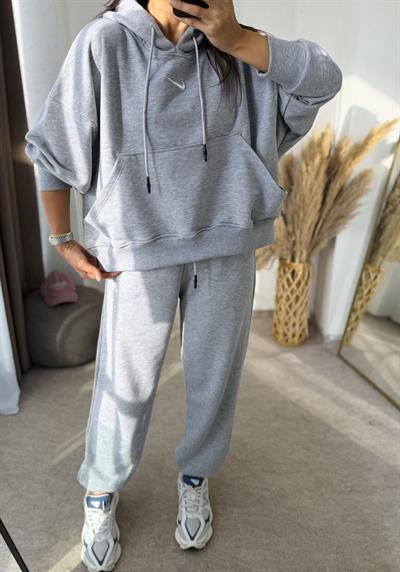 Marka Model Eşofman Takım Gri 