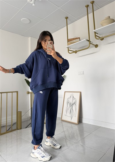 Nora Oversize Takım Lacivert 