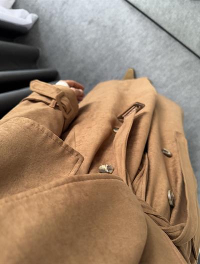 Nubuk Trençkot Camel