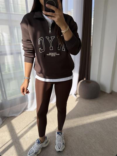 Nyc Sweatshirt Acikahve