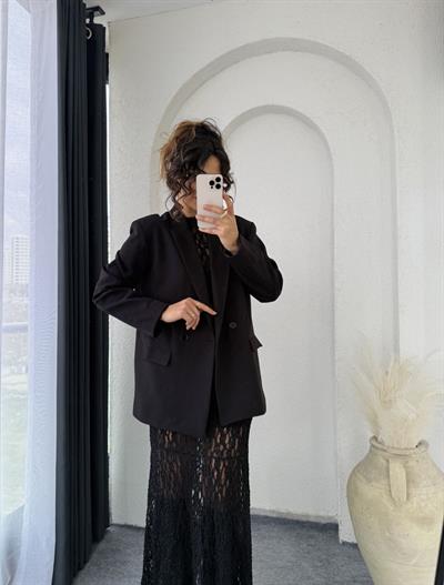 Oversize Blazer Siyah