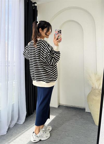 Oversize Sweatshırt Siyah