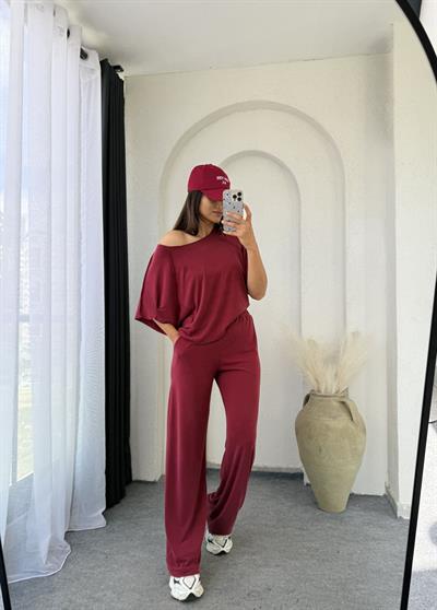 Oysho Kayıkyaka Takım Bordo