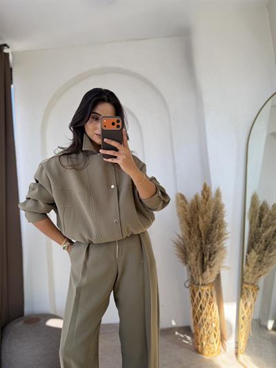 Premium Bomber Takım Haki