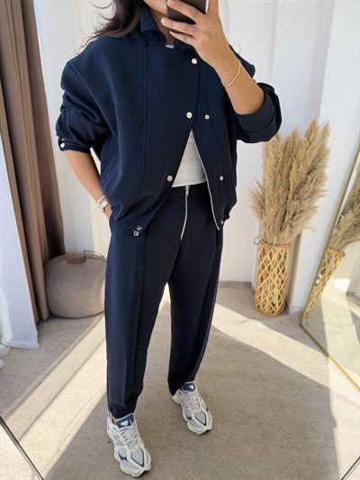 Premium Bomber Takım Lacivert 
