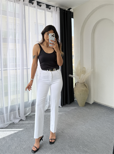 Rena Kemerli Jean Beyaz