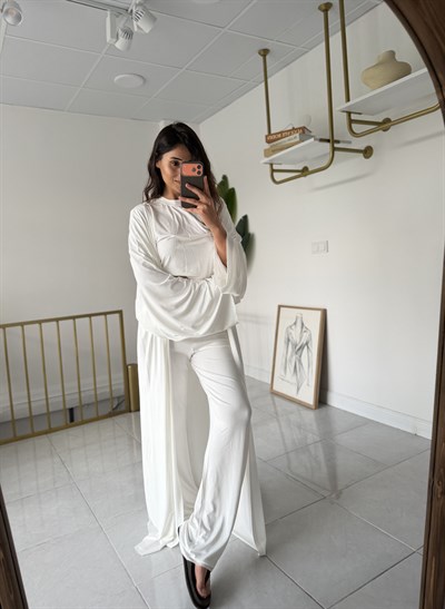 Sole 3 lü Takım Beyaz