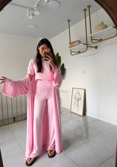 Sole 3 lü Takım Pembe