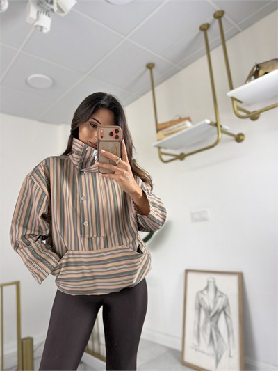 Sugeçirmez Sweatshirt Bej