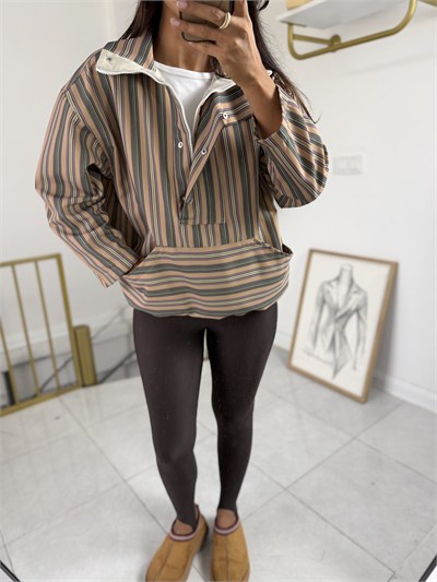 Sugeçirmez Sweatshirt Bej