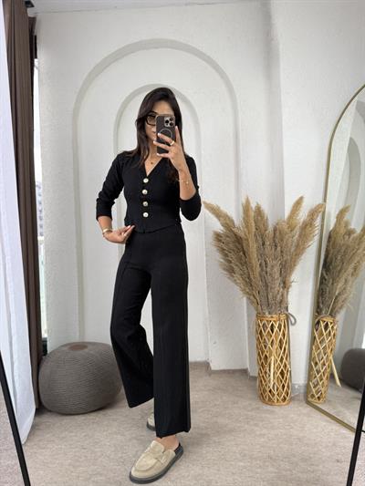 Zara Selanik Takım Siyah