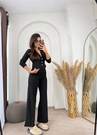 Zara Selanik Takım Siyah