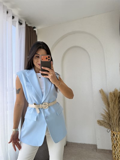 Zara Vatkalı Yelek Bebemavi