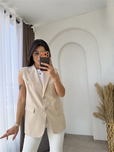 Zara Vatkalı Yelek Taş