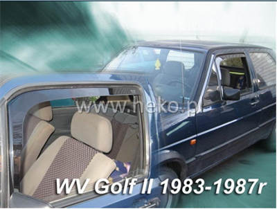 Team HEKO Ön Cam Rüzgarlığı Seti - VW Golf Mk2 3 Kapı (1983-1987 Bölmeli Cam)