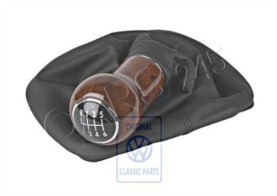 VW Golf 4 / Bora Ahşap Görünümlü Vites Topuzu ve Vites Körüğü (6 İleri)