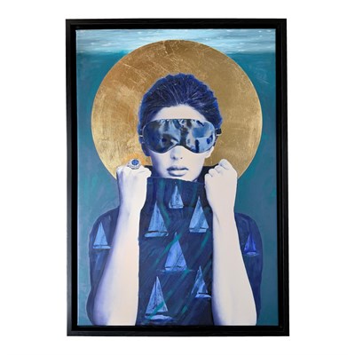 Girl w a Sleep Mask02 Tablo