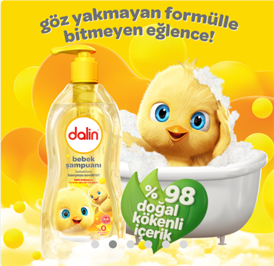 Dalin Bebek Şampuanı 700 ml *3Adet