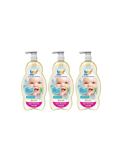 Uni baby  Şampuan 900 ml *3 adet 