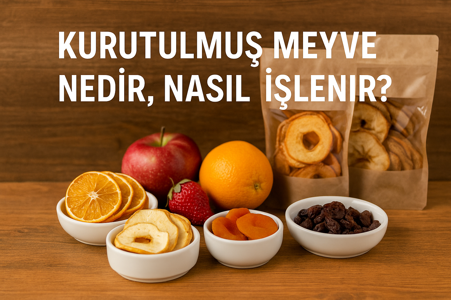 Kurutulmuş Meyve Nedir Nasıl İşlenir?