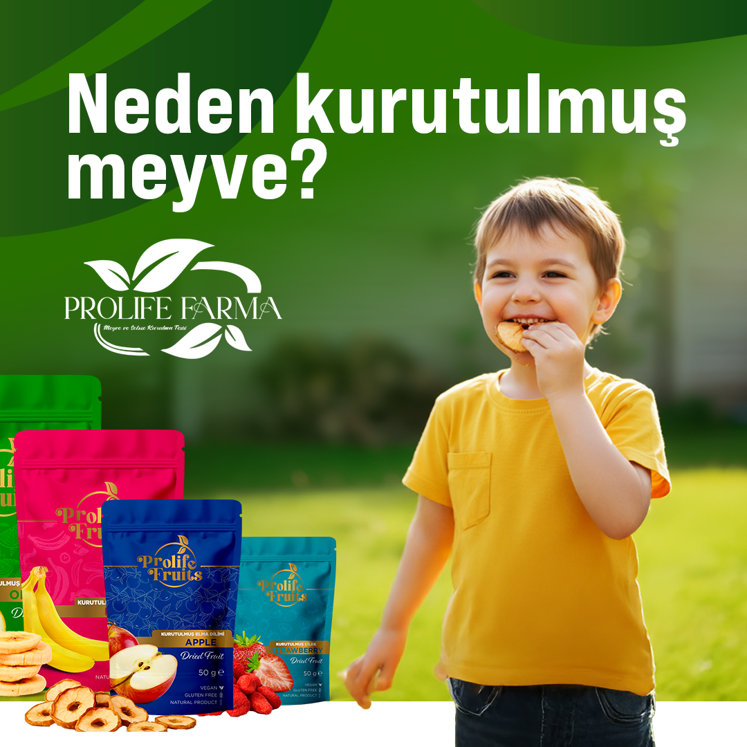 Neden Kurutulmuş Meyve, Sebze?