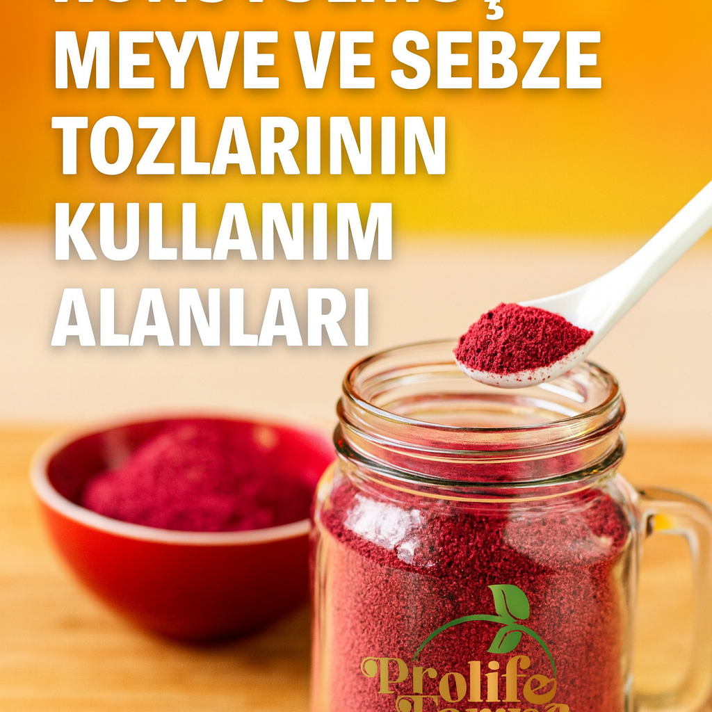 Kurutulmuş Meyve ve Sebze Tozları Nedir? Nerelerde Kullanılır?
