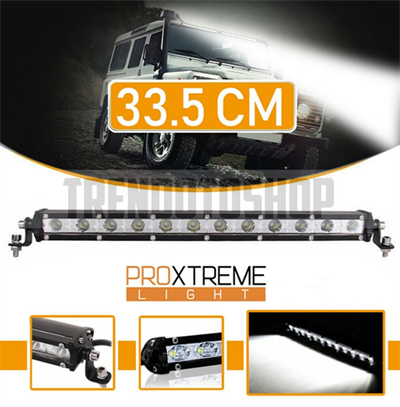 36W 12 Led Tek Sıra Off Road Led Lamba BEYAZ