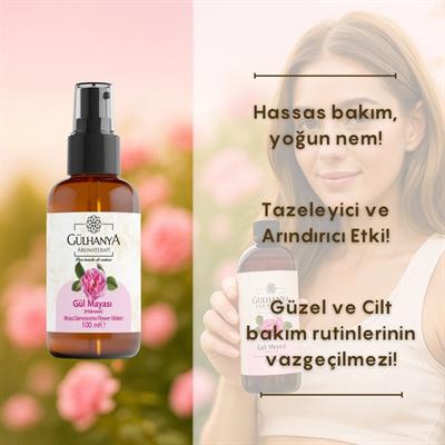 Gül Mayası 2li Set (Yoğun Gül Yağlı Gül Suyu Sıkılaştırıcı, Aydınlatıcı ve Arındırıcı Tonik)